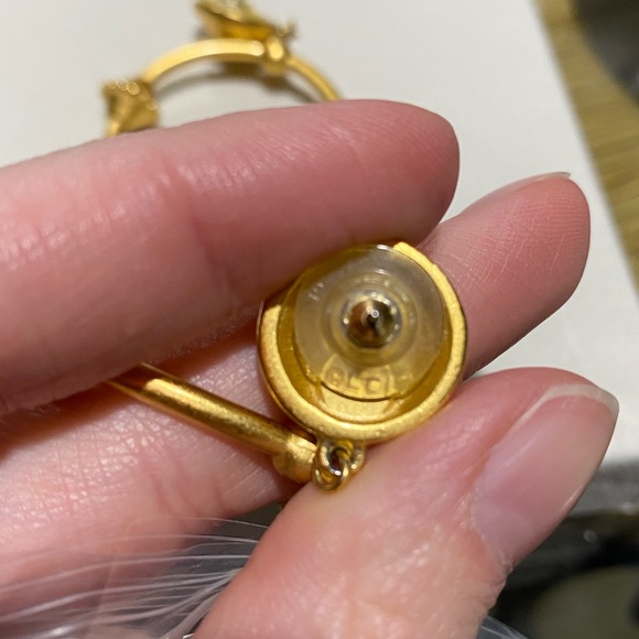 Vintage Liz Claiborne International large statement dangly earrings - Picture 3 of 4